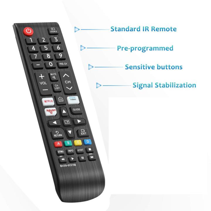 for Samsung Remote Control-1 x remote control(Batteries not included)-Black