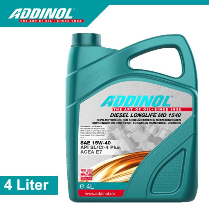 Addinol DIESEL 15W-40 LONGLIFE MD 1548 - 4 Liter Engine Oil for car