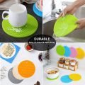 PACK of 2 Set Silicone Hot Pot Holder pad Patili Hot Plate Mat Multipurpose Silicone Pot Holders Hot Pads Silicone Heat Resistant Coasters Cup Insulation Mat Pad Potholders Honeycomb Rubber Pads for Hot Dish Hot Cushions Counter Mats For Tables. 