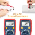 AstroAI Digital Multimeter, Voltmeter 1.5v/9v/12v Battery Voltage Tester Auto-Ranging/Ohmmeter/DMM with Non-Contact Voltage Function, Accurately Measures Voltage Current Amp Resistance Capacitance. 