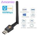 Amamia WLAN Card Anti-interference 600M 802.11ac High Speed Wireless Network Card. 