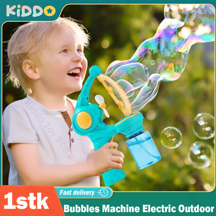 Machine à Bulles électrique Girafe - 4000 Bulles/min - Avec Liquide - Pour Fêtes Extérieur