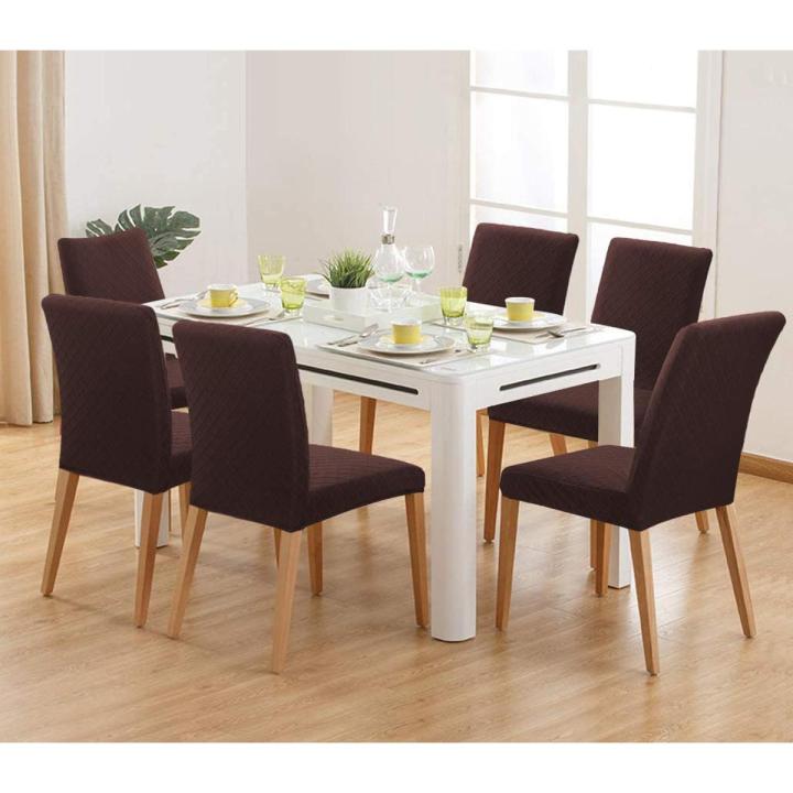 Dining Chair Covers for Without Arms Chairs (8 piece set)
