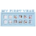 My first year photo frame 0-12 month picture frame Birthday first year frame. 