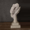 Silence Face Sculpture –Portrait Decor for Home, Office & Meditation Spaces. 