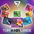 7 Stick Bubble Gum Strawberry,Mint , Pepermint and others flavours Pieces (Pack of 4) Imported. 