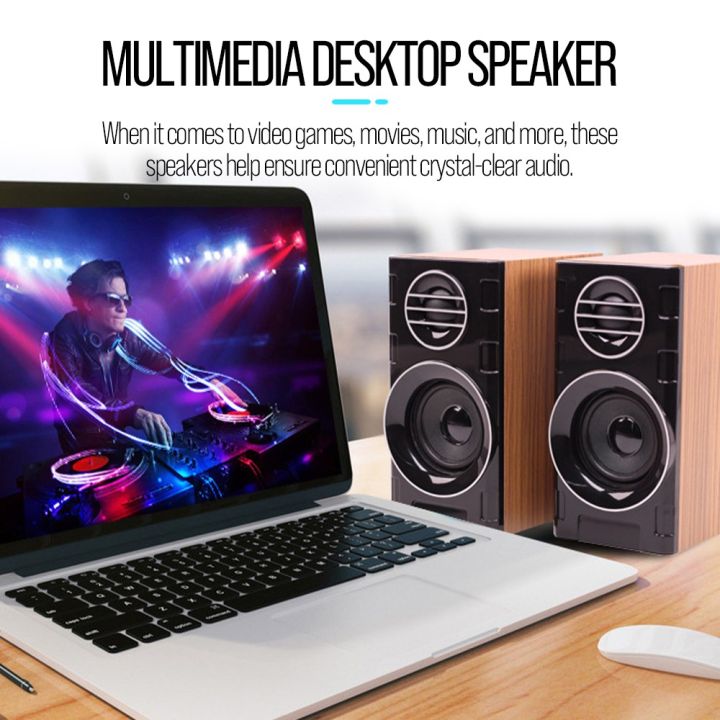 Mini Pc With Audio In FT 2031 USB Powered Mini Speakers for Laptop, PC, LED, LCD Monitors ...