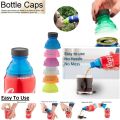 Creative Reusable Bottle Cap Drink Lids Opener Resealable Tops. 