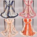 Ready Stock Tudung Print Shawl Muslim Hijab Long Fashion Chiffon Scarf. 