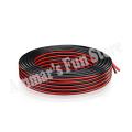 23/76 Red and Black Copper Tinned Wire. 