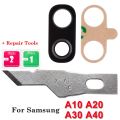 2set For Samsung Galaxy A10 20 30 40 50 70 A10S A20S A21S A31 A41 A51 A71 M21 M30S M31 M31S M51 Back Camera Glass Lens + Sticker. 