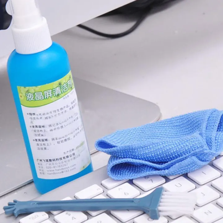 Laptop Monitor Cleaning Kit Lcd Mobile Phone Screen Brush Cleaner Cloth ...