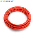 Shipping Free H1z2z2-K Solar Panel Cable Photovoltaic Wire 12 10 Awg 4mm2 6mm2 Wire Tinned Copper Xlpe Jacket Tuv En50618. 