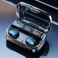 F2 TWS M10 Bluetooth 5.1 Wireless Ear-bud with Charging Box, 3500mAh, Waterproof Sports Headphones, Stereo Headset with Built-in Microphone, New. 