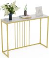 Console table living room furniture rectangle console table hotel black wood or black top metal contemporary Hallway entry table. 