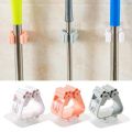 Wall Mounted Mop Strong Home Bathroom Hooks Holder Brush Broom Hanger Storage Rack Bathroom Holder Shower Hooks. 