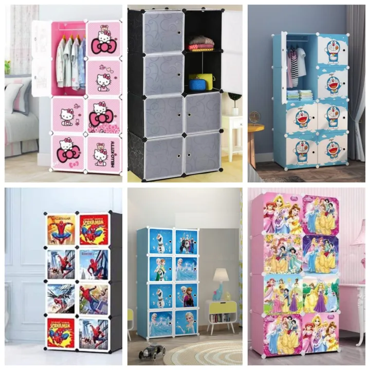 6/8%20Cubes%20Wardrobe%20With%20Hanging%20&%20Storage%20Boxes,%20Cubic%20wardrobe,%20Hanging%20Clothes%20Cupboard%20Baby%20cupboard%20and%20Baby%20Hanging%20Wardrobe%20-%206/8%20Cubes%20Kitty%20Storage%20Cabinet%20&%20Wardrobe%20for%20Kids%20with%20Hanging%20Rod%20-%20Image%203
