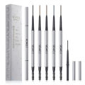 Eyebrow Pencil Women Professional Micro Brow Pencil with Spoolie Brush Dual-Ended Pencil Longwearing Waterproof Eyebrow Pencil. 