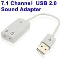 USB Sound Card | External Stereo Sound Card with 3.5 mm Headphone and Microphone Socket | 7.1 Channel Audio Adapter for PC, Laptop, Mobile. 