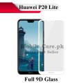 Huawei P20 Lite Full White 9D|5D|6D|10D|11D|21D Tempered Glass Screen Protector Full Glue Edge To Edge For Huawei P20 Lite. 