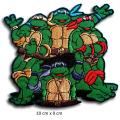 Ninja Turtle TEENAGE MUTANT shirt jeans bag repair patch logo kids cloth cartoon Embroidery badge clothes Iron on Sew on Patch#1991. 