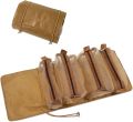 Detachable Cosmetic Bag, 4 in 1 Portable Mesh Makeup Bag, Hanging Roll Up Travel Toiletry Bag, Water Resistant Makeup Organizer Pouch, Hanging Toiletry Bag (Khaki). 