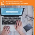 WD My Passport Portable External Hard Drive - 500GB - 1TB - USB 3.0 - Mac & Windows Compatible - High-Performance HDD Storage for Computers & Laptops - Portable Hard Disk with Backup Software and Password Protection - For Gamers - Students - Creatives. 
