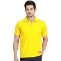 Yellow Polo Shirt for Men. Men 100% Cotton Pique Polo Shirts. 