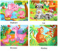 Stars Shopping Puzzles Collection Wooden Jigsaw Puzzles for Toddler /Tiny, Square, Rectangular  Puzzles. 