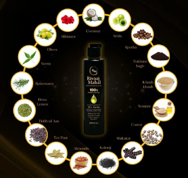 Rivaaj%20Mahal%20Hair%20Oil%20200ml%20%7C%20Herbal%20&%20Natural%20Hair%20Growth%20Formula%20%7C%20Anti%20Hair%20Fall,%20Dandruff%20Control%20&%20Strong%20Roots%20-%20Image%205