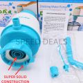 SPEED DEALS | BPA FREE Drinking Water Hand Press Pump DW-1 Water Suction Pump Dispenser for 19 Liter/5 Gallon Dada Water bottle/Can Large BPA FREE Drinking Water Pump Innovative Vacuum Action 3, 5 & 6 gallon bottle. 