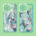 Kawaii H-Hatsune Miku Phone Case for Samsung Galaxy S24 Ultra S23 S22 S21 Plus S20 FE S10 Note 20 10 Pro A14 A34 A54 Soft Cover. 