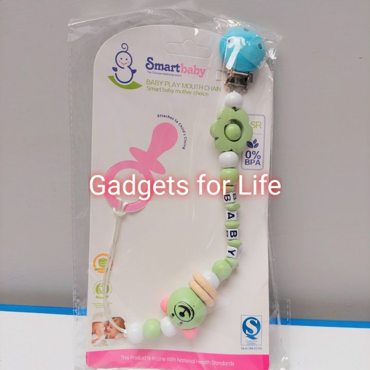 Baby%20Pacifier%20Chain/Baby%20Toddler%20Pacifier%20Wooden%20Beads%20Holder/Chain%20For%20Babies%20With%20&%20without%20Pacifier%20-%20Image%205