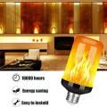 LED Flam Light Bulbs Vintage Gas Lamp Animated Flickering Fire Effect Atmosphere Decorative Light,85-265V. 