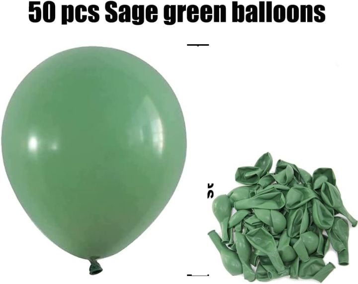 60%20pcs%209%20inch%20Sage%20Green%20Latex%20Balloons%20without%20shinny%20for%20Birthday%20Party%20Graduation%20Baby%20Shower%20Wedding%20Decoration%20Olive%20Green%20Party%20Balloon%20-%20Image%206