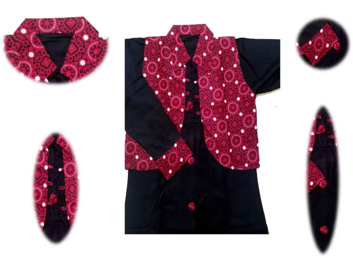 New%20Top%20Stylish%20Embroidered,%20Stylish%20Sleeves,%20Black%20Frock%20for%20Girls%20with%20Red%20Printed%20coati%20-%20Image%204
