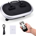 New Electric 3d Vibration Platform Exercise Machine Whole Body Workout Machine Fitness Adjustable Speed Remote Control With Touch Display Whole Body Workout Vibrating Fitness Platform Massager Loop Bands Home Training Equipment for Weight Loss Toning. 