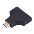 Colorful 1080P HDMI Ports Male to 2 Female 1 In 2 Out Splitter Adapter. 