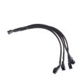 PWM Fan Splitter 4pin Adapter Cable 1 to 1 2 3 4 Computer CPU Fan Splitter Cable. 