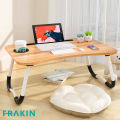 E Laptop Stand, Floor table,Laptop table, Drawing desk, Bed Tray Table Foldable Table Notebook Stand Reading Holder Breakfast Serving Bed Tray with Tablet Slots for Bed/Couch-KS. 