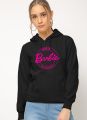 STYLISH BARBIE  - LETS GO PARTY Tag Print Kangaroo Hoodie huddy Pocket Drawstring Casual Pullover Hodie Clothing Long Sleeves Export Quality Huddie Winter Wear Smart Fit Hoody For Women Girls. 