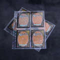 A4 four nine grid PP transparent book booklet small horse treasure Li Bao Ke Meng card loose leaf replacement core. 
