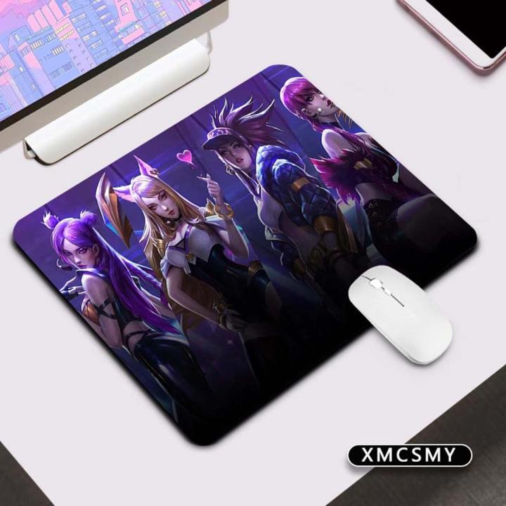 Wireless Computer Magic Mouse Gamer LOL KDA GAMING MOUS PAD Rubber Mat Mausepad Deskmat Pc Accessories Mousepad Mats Keyboard