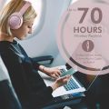 PowerLocus Active Noise Cancelling Headphones, Bluetooth Over-Ear Headphones with Noise Reduction, 70Hrs Playtime, Wireless Headphones, Hi-Fi Deep Bass, Foldable with Microphone for Phones/Laptops/PC. 