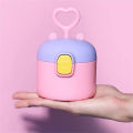 Lovely baby milk powder food storage box portable infant feeding snack fitness protein shake powder moisture-proof container. 
