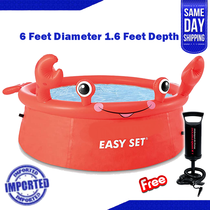 Intex%20Swimming%20Pool%20%7C%20Happy%20Crab%20Easy%20Set%20SWIMMING%20POOL%20Above%20Ground%20/%206%20X%2020IN%20/%20MODLE%20(26100)%20-%20Image%202