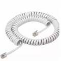 Landline Telephone Set Receiver Cable white. 