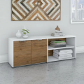 Imperia Furniture 59.17'' Wide 4 - Shelf Credenza console table media console. 