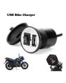 Universal Bikes 5V-2.1A Motorcycle Mobile Phone USB Charger Port Power Adapter Socket Hot (Black). 