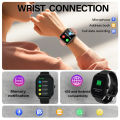 LAXASFIT new smart watch dial call response phone tracking calories heart rate blood oxygen monitoring Bluetooth smart watch gift. 